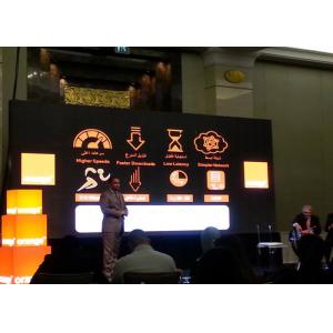 Black Lamp Wall Mounted Indoor Rental LED Display For Meeting Room Conference