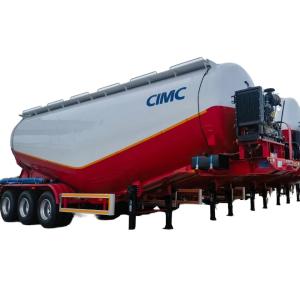 CIMC Latest Design Of High-strength Three-axis Cement Bulk Powder Tank Trailer