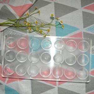 Rectangle Coin Shaped Chocolate Moulds Polycarbonate PC Chocolate Mould