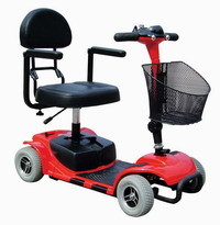 Buy 2018 newest light weight folding automatic aluminum  4 wheel electric scooter lithium battery chinese supper supplier at wholesale prices