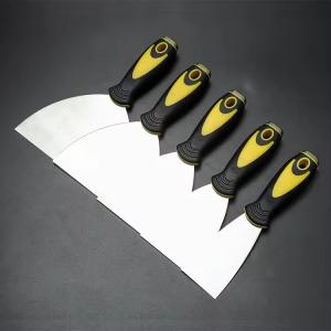 China Construction Tool Stainless Steel Scraper Cleaning Knife Shovel Putty Spatula with Hammer end on sale
