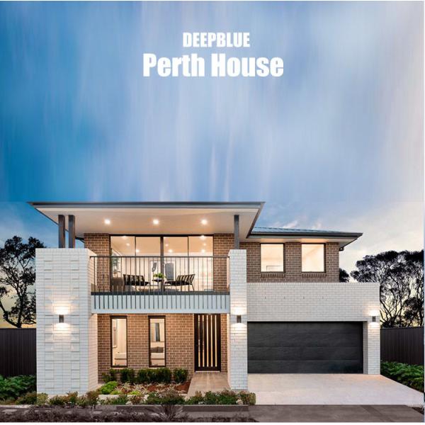 USA Standard 2 Storey Single Family Home Prefabricated Light Steel Framing House Luxury Villa