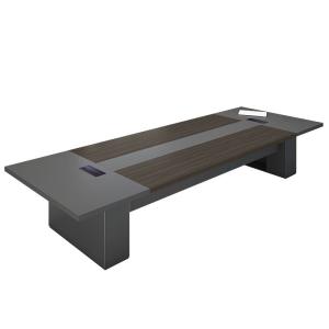 OEM ODM YES Black Modern Wooden Meeting Table for Office Furniture and