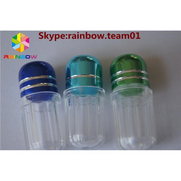 empty plastic capsules pill container capsule case capsule shape container