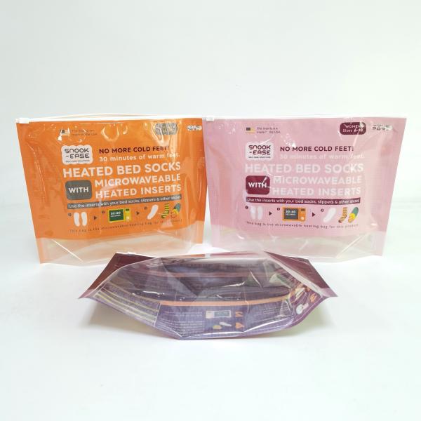 Buy Heat Seal Plastic Sliding Zipper Bag Microwave Oven Pouch Custom Printing Smell Proof Packaging Bags at wholesale prices