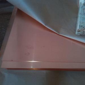 SGS 0.1mm Thickness Copper Flat Sheets C26800 Thin Copper Sheets For Crafts