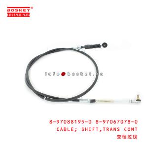 ISUZU NHR Transmission Selector Cable 8970881950 8970670780