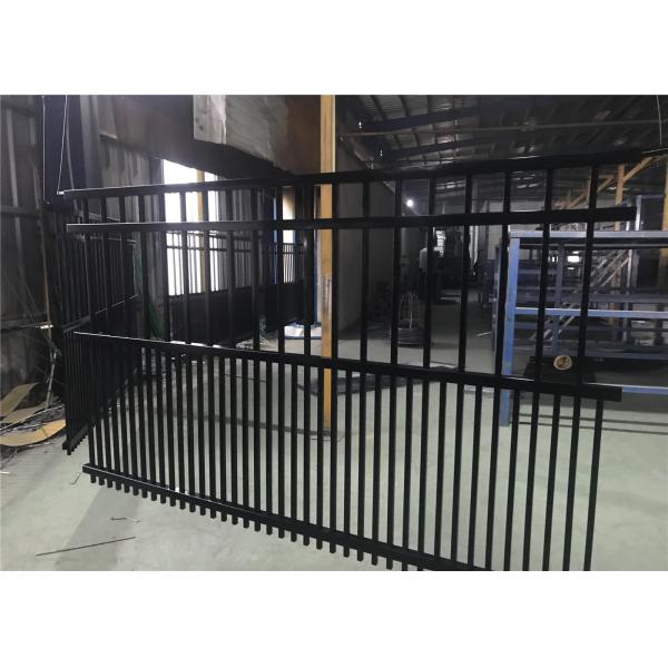 Steel Tubular Garrison Fencing 1.8mtr x 2.4mtr rail 45mm*45mm wall thick 2.00mm Upright 25mmx1.2mm