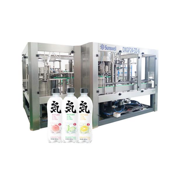 84 Valves Energy Drink Labeling Packaging Carbonated Filling Machine