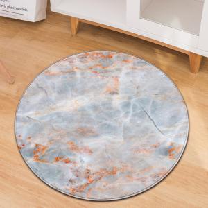 Living Room Circular Entryway Rugs Marble Pattern Office Desk Chair Mat