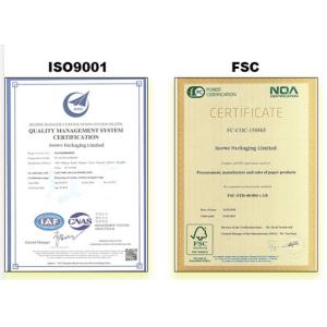 Seewe packaging limited Certifications