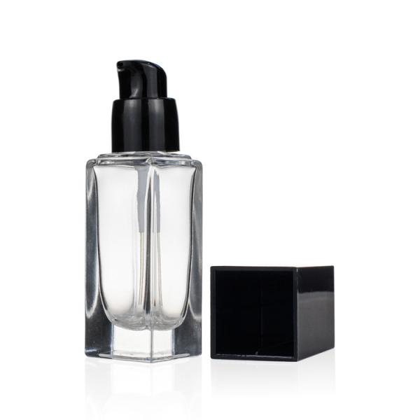 Buy Pump Head ETC Glass Liquid Foundation Bottles Recyclable Cosmetic Packaging at wholesale prices