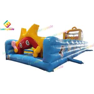 Tarpaulin Inflatable Play Park Portable Bouncer House Fire - Retardant