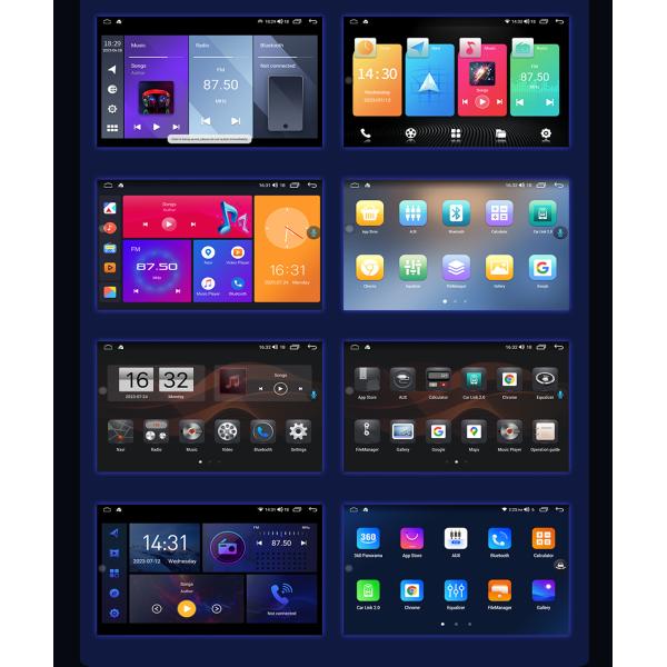 Universal Year 13" 2 Din Car Radio 1920*1200P QLED Built-in CarPlay Multimedia Stereo