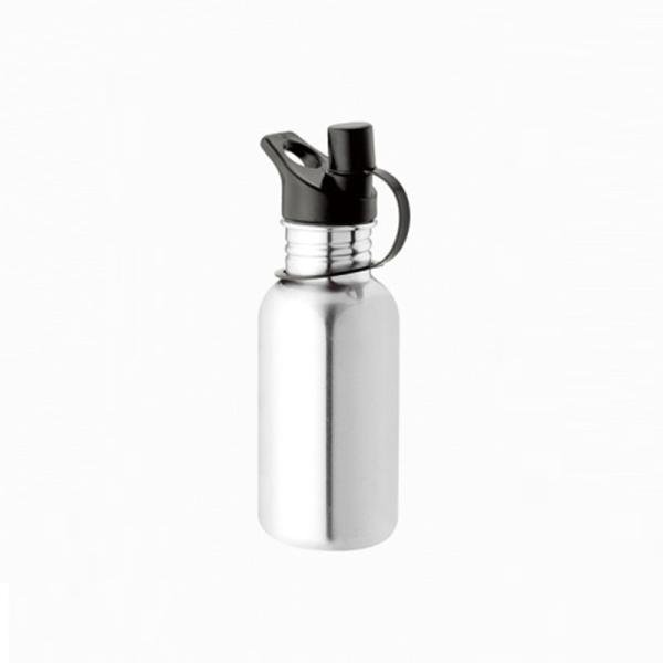 Buy 500ml Single wall stainless steel sports bottle with lid at wholesale prices