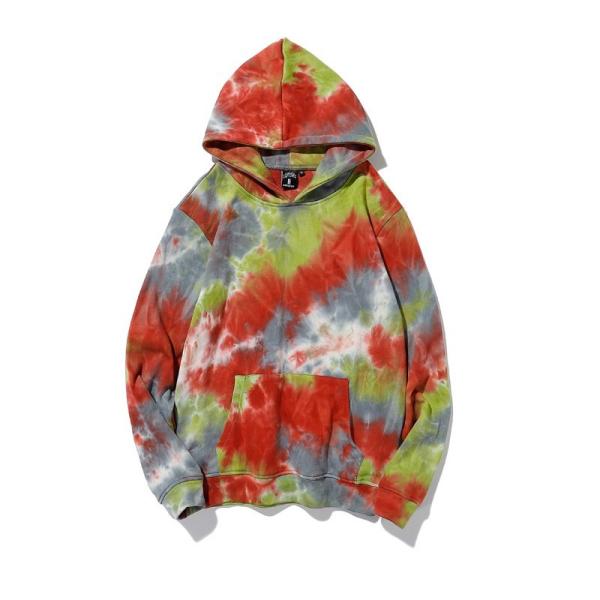 Buy GRS Winter Long Sleeve Unisex Tie Dye Hoodies For Women And Men at wholesale prices