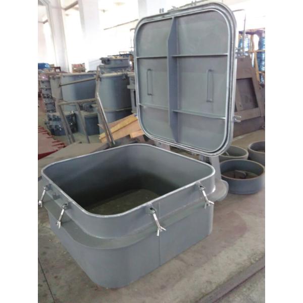 Buy Hinged Opening Weathertight Steel Marine Hatch Cover With Counter Weight at wholesale prices
