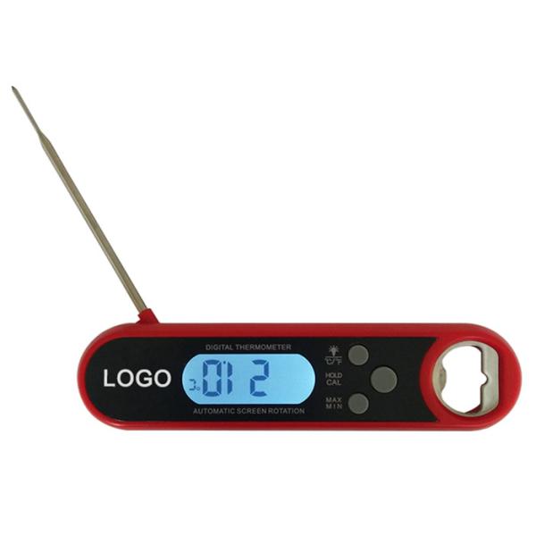 Auto Rotation Display Instant Meat Thermometer , Instant Read Digital Thermomete