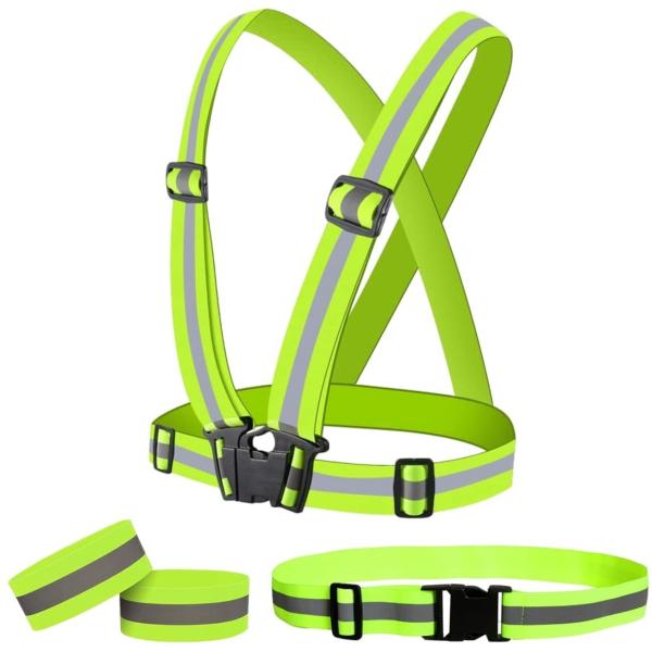 Buy Adjustable 1.5cm Reflective Hi Vis Running Gear 42*52cm at wholesale prices