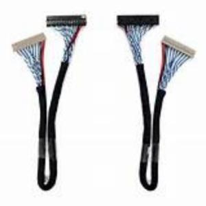 China Stable Signal Transmission lvds cable assembly Low-Voltage Display Serial Cable with 105C Rated Temperature on sale