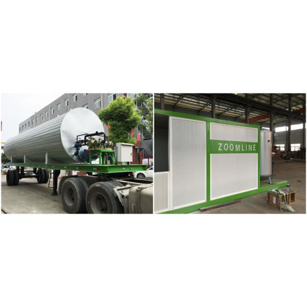 Large Electrical Mobile Hot Mix Plant / Mobile Asphalt Mixer Heavy Duty