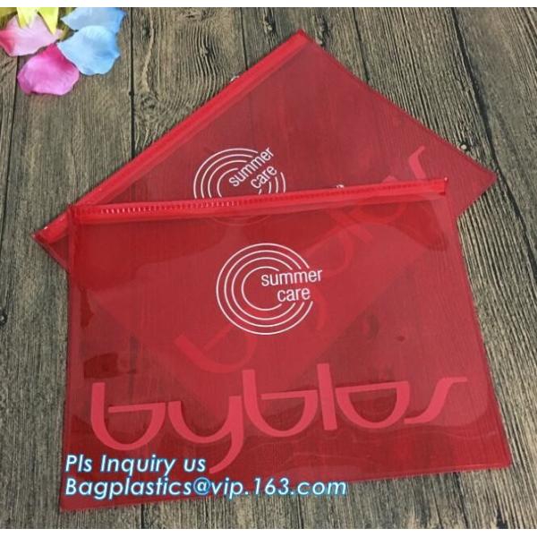 Buy unique design coloful printed clear pvc plastic slider hook hanging zipper bag, Slider Zipper Bag with Custom Logo at wholesale prices