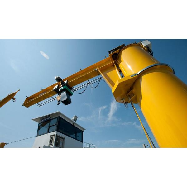 Yuantai Movable Wall Mounted travelling Jib Crane with Track