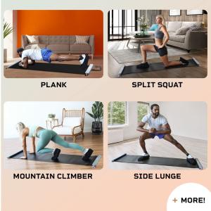 Soothing Physiotherapy Rehabilitation Equipment Slide Board Exercise Mat