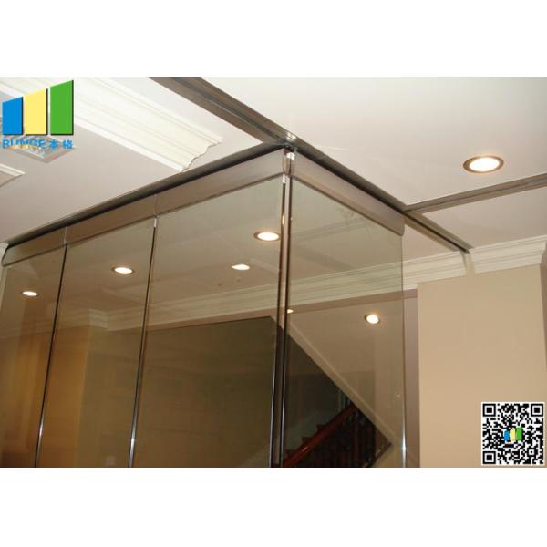 Buy Folding Interior Demountable Glass Door Partition at wholesale prices