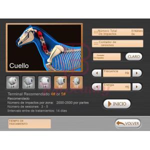 Mobile Shockwave Therapy Machine 80mj Vet Physical Therapy Equipments