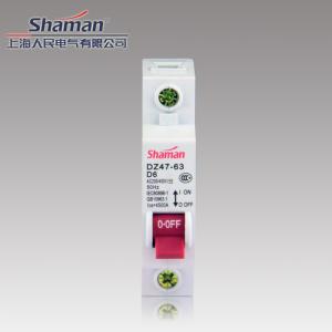 Quality High quality good price DZ47-63D-1P-6A Mini circuit breaker,murray circuit breakers for sale