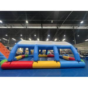 Kids Inflatable Swimming Pool with Cover 10x8x3.5ft PVC