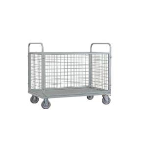 Metal Mobile Q235 Foldable Mesh Container Acid Resistance Butterfly Cage