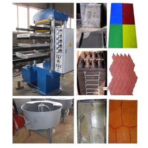 Rubber Tile Floor Curing Press Machine Electric Heating