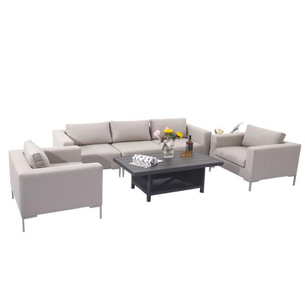 Patio Furniture Set Outdoor Sectional Sofa Conversation Set All Weather Wicker Rattan Couch Dining Table & Chair