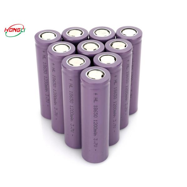 Stable Discharge Voltage Power Bank Battery IMR1200mAh 3.7V 18650 High Performance
