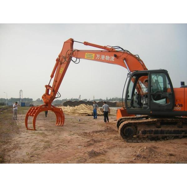 Rotatable Excavator Hydraulic Grapple Good Grabbing Capabilities Long Service