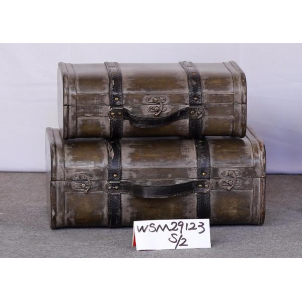 Buy Fully Practical No Hinge Plywood S36 Wooden Suitcases at wholesale prices