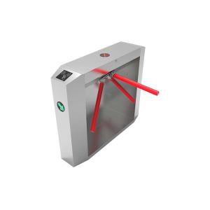 Light Indicator IP45 SS304 Tripod Turnstile Gate 510mm Arm