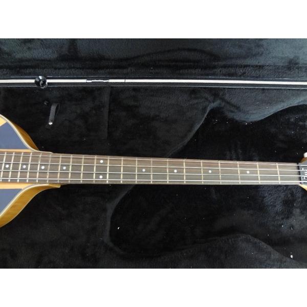 4 string bass guitar Hofner BB2 guitar UK flag on flamed body top Hofner contemporary series