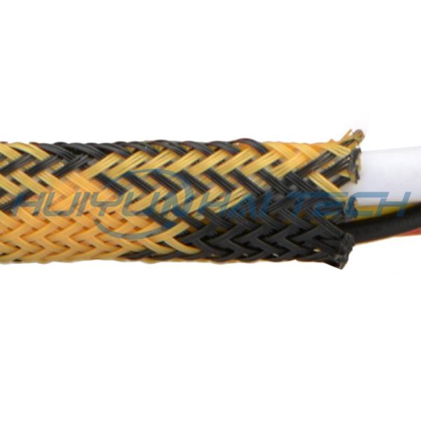 40mm Black PET Expandable Braided Sleeving Cable Management Protection Application