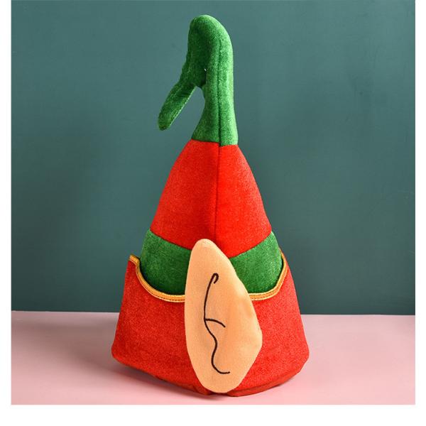 Santa Claus Christmas Hat Red Xmas Decoration For Fancy Dress Up Unisex Costume