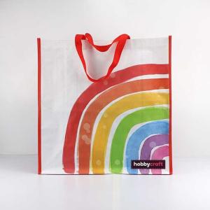 CMYK Gravure Print Virgin Polypropylene Woven Bags Shrink Resistant