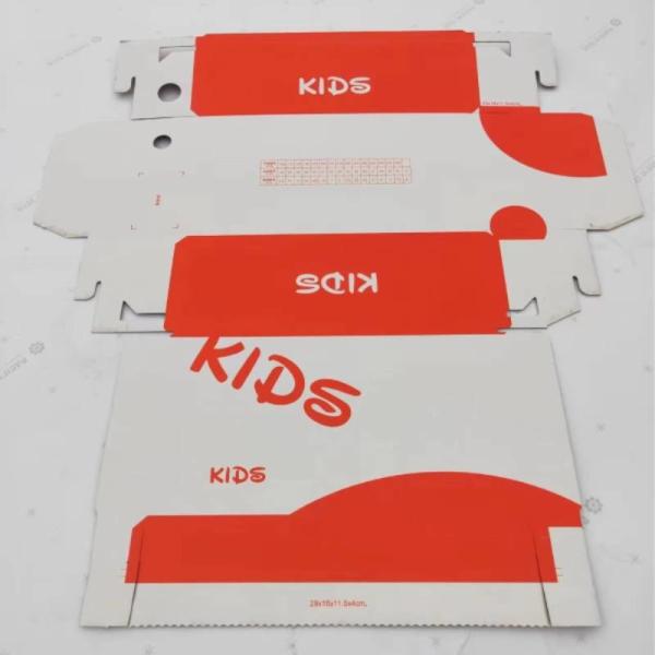 Customized Printed Logo Eco Friendly Corrugated Cardboard Folding Children's Shoe Box