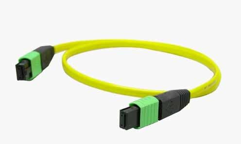 Male / UPC MPO Patch Cord Compact SMF 2 - 24 Cores IS0 / ROHS Listed Durable