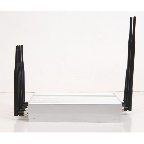 8 Antennas UHF VHF Signal Jammer Stationary Hidden Remote Control
