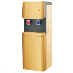 Freestanding POU Water Cooler , White Reverse Osmosis Hot Cold Water Dispenser