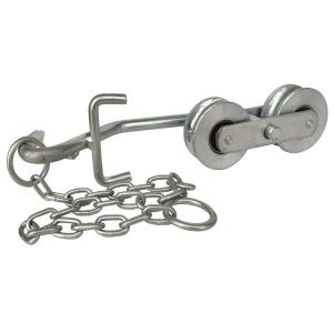 Ball Ball Bearing Banana Cableway Roller With Chain Heavy Duty Hardware