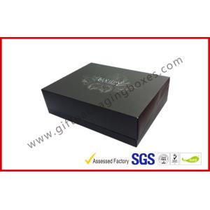Rigid Luxury Gift Boxes With Foil Lid And Base Matt Lamination