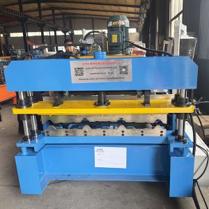 Steel R Panel Roofing Sheet Roll Forming Machine with 380V/50HZ/3PHASE Voltage 2